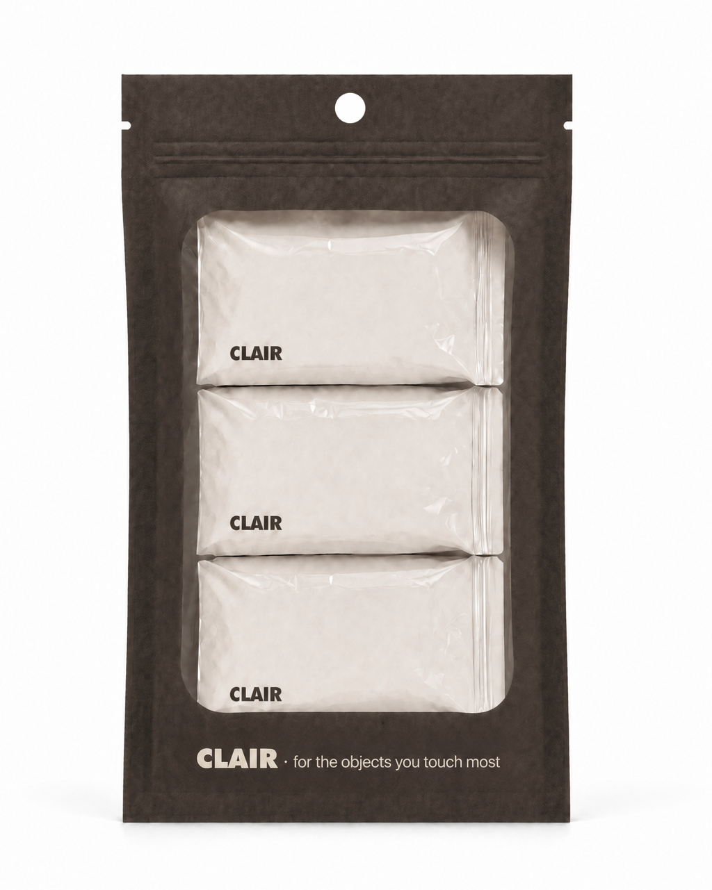 CLAIR 3-Pack Refill Wipes